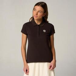 Polo Basique Femme Roland-Garros - Chocolat