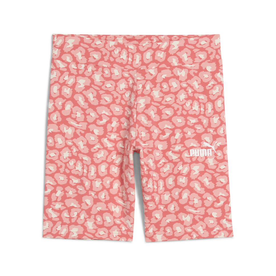 Młodzieżowe krótkie legginsy Essentials Animal PUMA Peach Frost Red