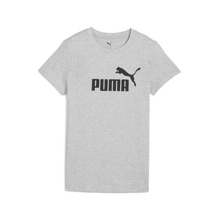 ESS No. 1 Logo T-Shirt Damen PUMA Dark Gray Heather