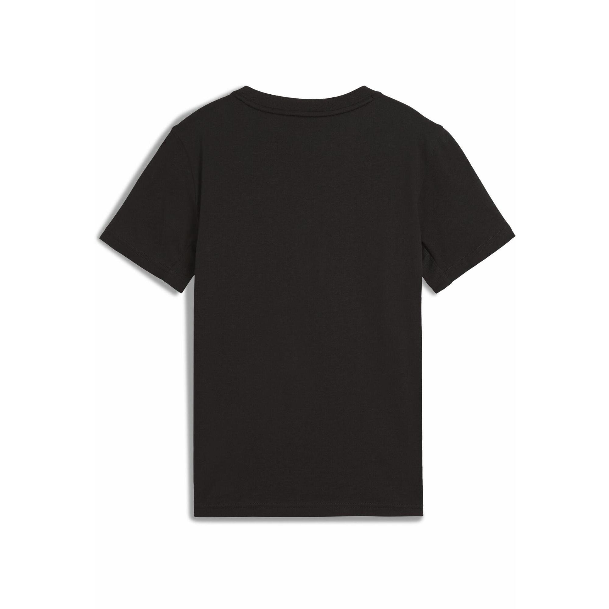 Młodzieżowa koszulka Active Sports z grafiką PUMA Black