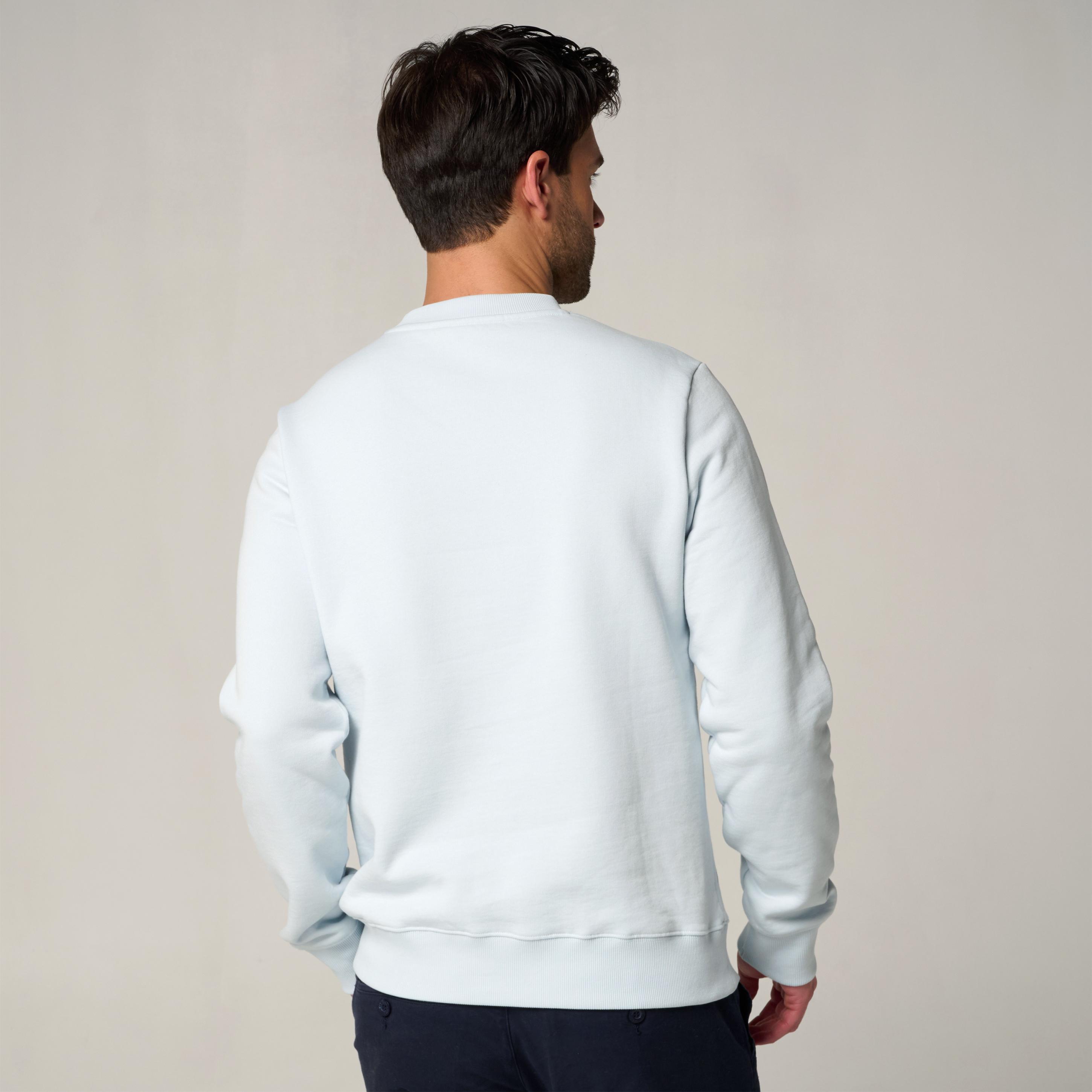 Sweat Sporty Chic homme Roland-Garros - Bleu clair 5/5