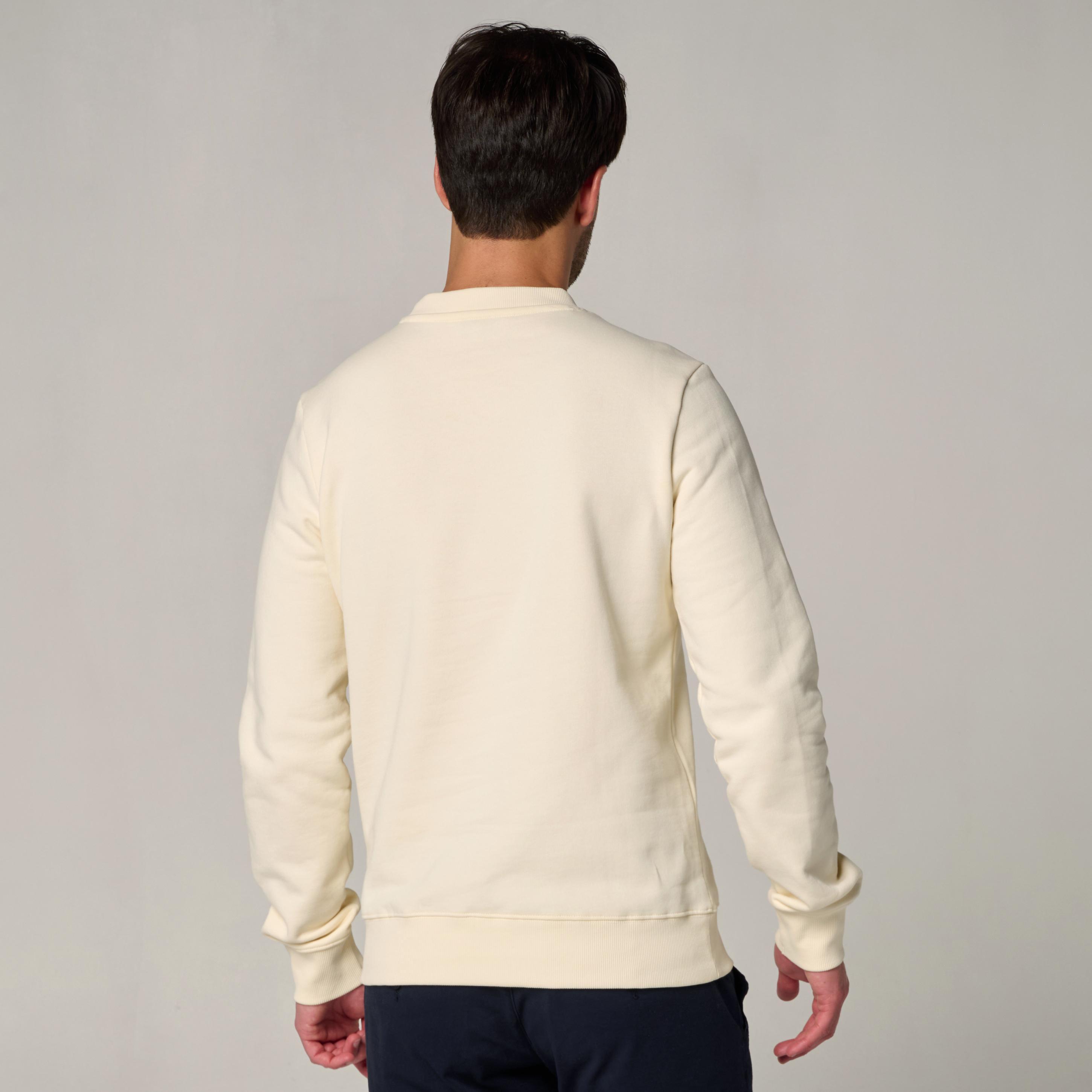 Sweat Sporty Chic homme Roland-Garros - Ecru 4/5