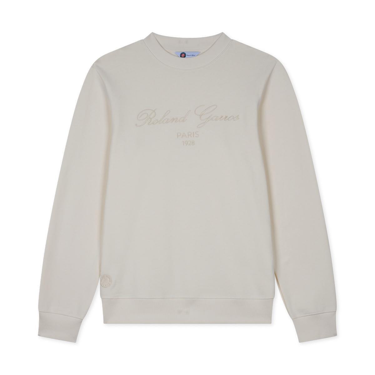 Sweat Sporty Chic homme Roland-Garros - Ecru 5/5