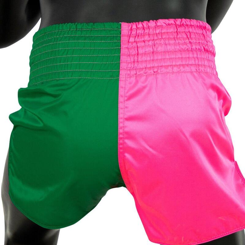 Spodenki Muay Thai Fairtex BS1911 Różowe/Zielone M