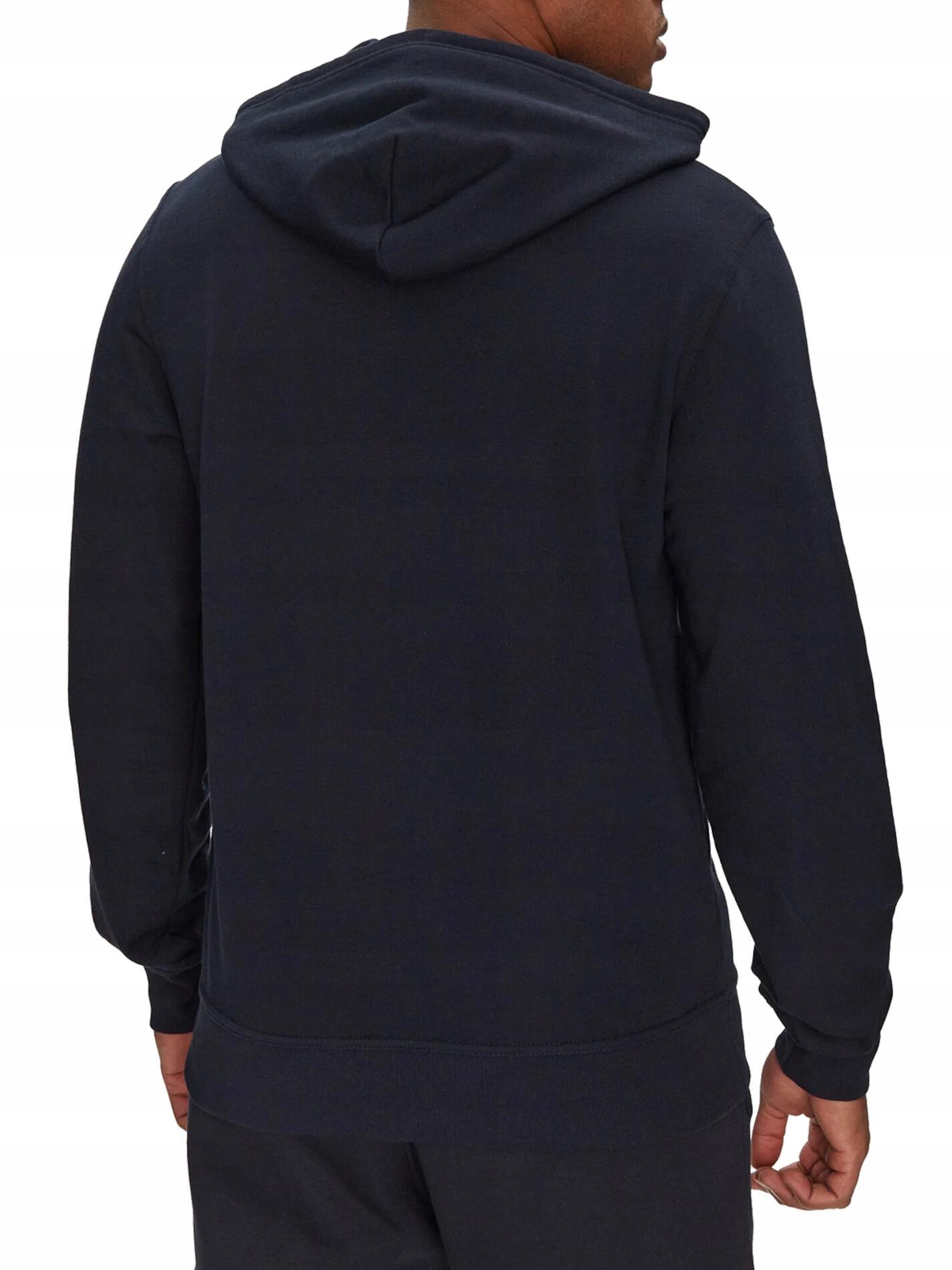 Champion herenhoodie donkerblauw met capuchon en kangoeroezak 3/5