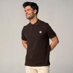 Polo Basique Homme Roland-Garros - Chocolat
