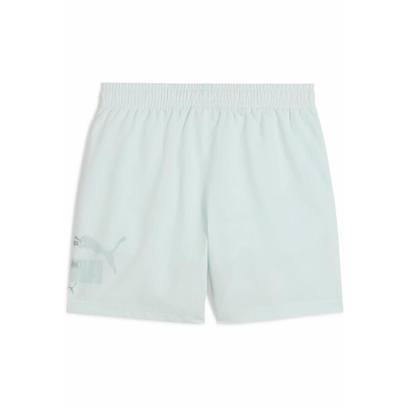 Młodzieżowe tkane szorty Essentials Logo Lab Summer PUMA Peaceful Blue