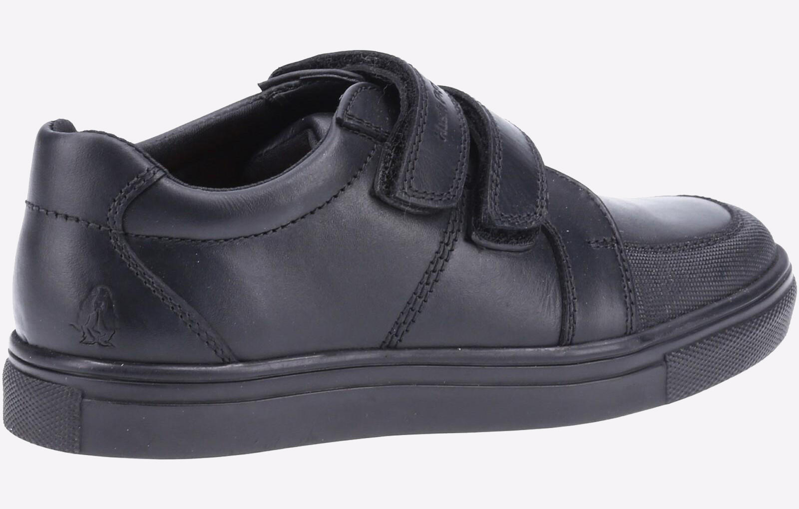 Hush Puppies Santos Leather Memory Foam Junior Boys Shoes 3/4