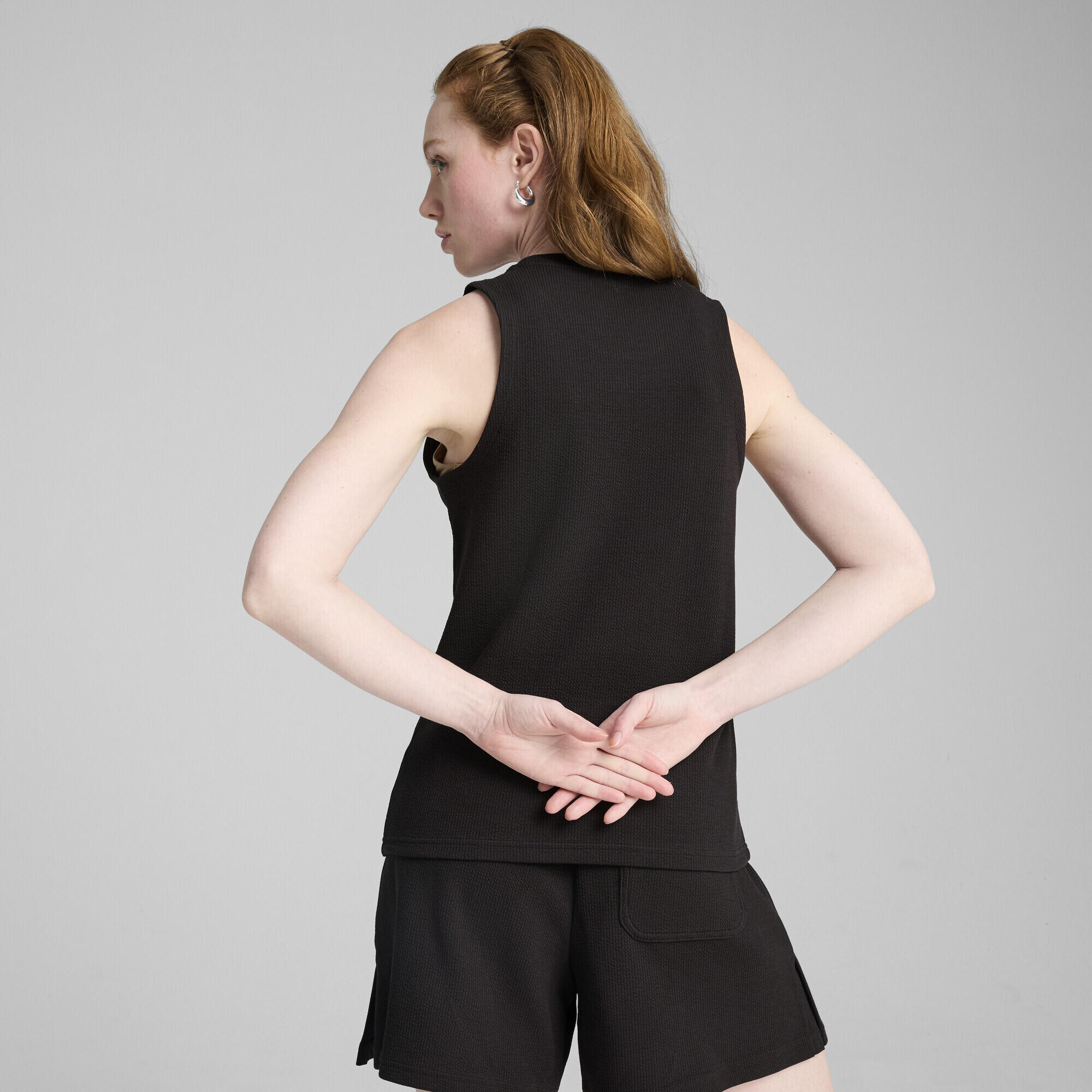 Tank top HER da donna PUMA Black 3/7