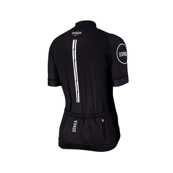 Principal Jersey - Short Sleeved Womens Cycling Jersey - Black 3/4