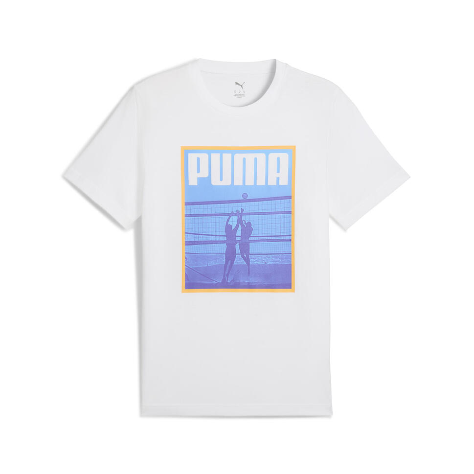 Męska koszulka Graphics Volley PUMA White