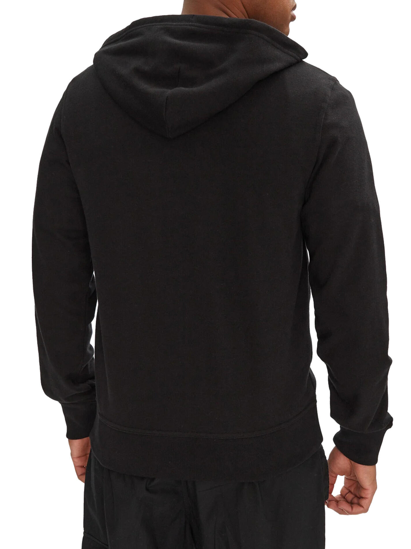 Champion FULL ZIP HOODIE SWEATSHIRT Heavy Soft Compact Uomo, Nero, XL 3/4
