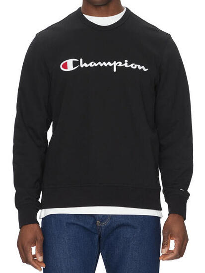 Felpa uomo Champion girocollo ricamata 70% cotone