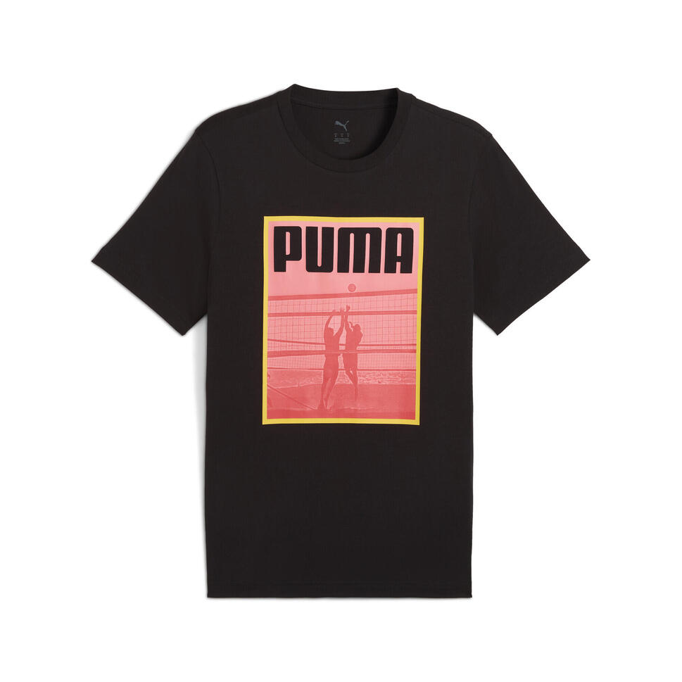 Męska koszulka Graphics Volley PUMA Black