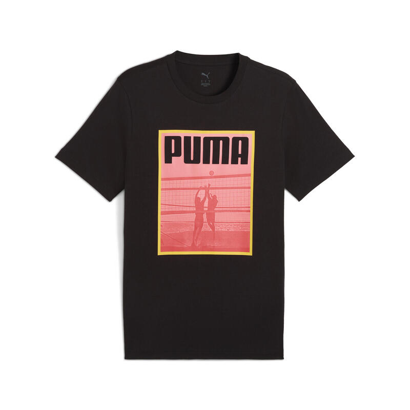 Męska koszulka Graphics Volley PUMA Black