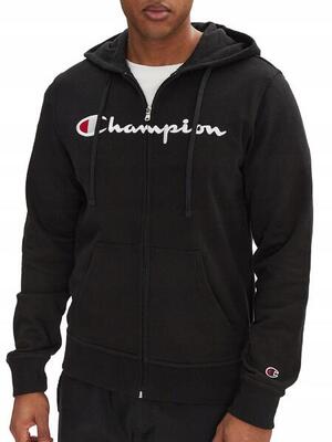 Champion FULL ZIP HOODIE SWEATSHIRT Heavy Soft Compact Uomo Bianco L