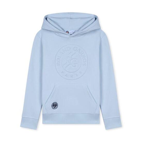 Sweat à capuche Sporty Chic garçon Roland-Garros - Bleu
