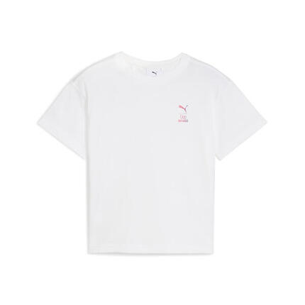 Dziecięca luźna koszulka PUMA x HELLO KITTY AND FRIENDS z grafiką PUMA White