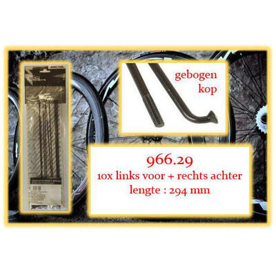 Miche spaak met haakse kop - 10 stuks lv+ra 966.29