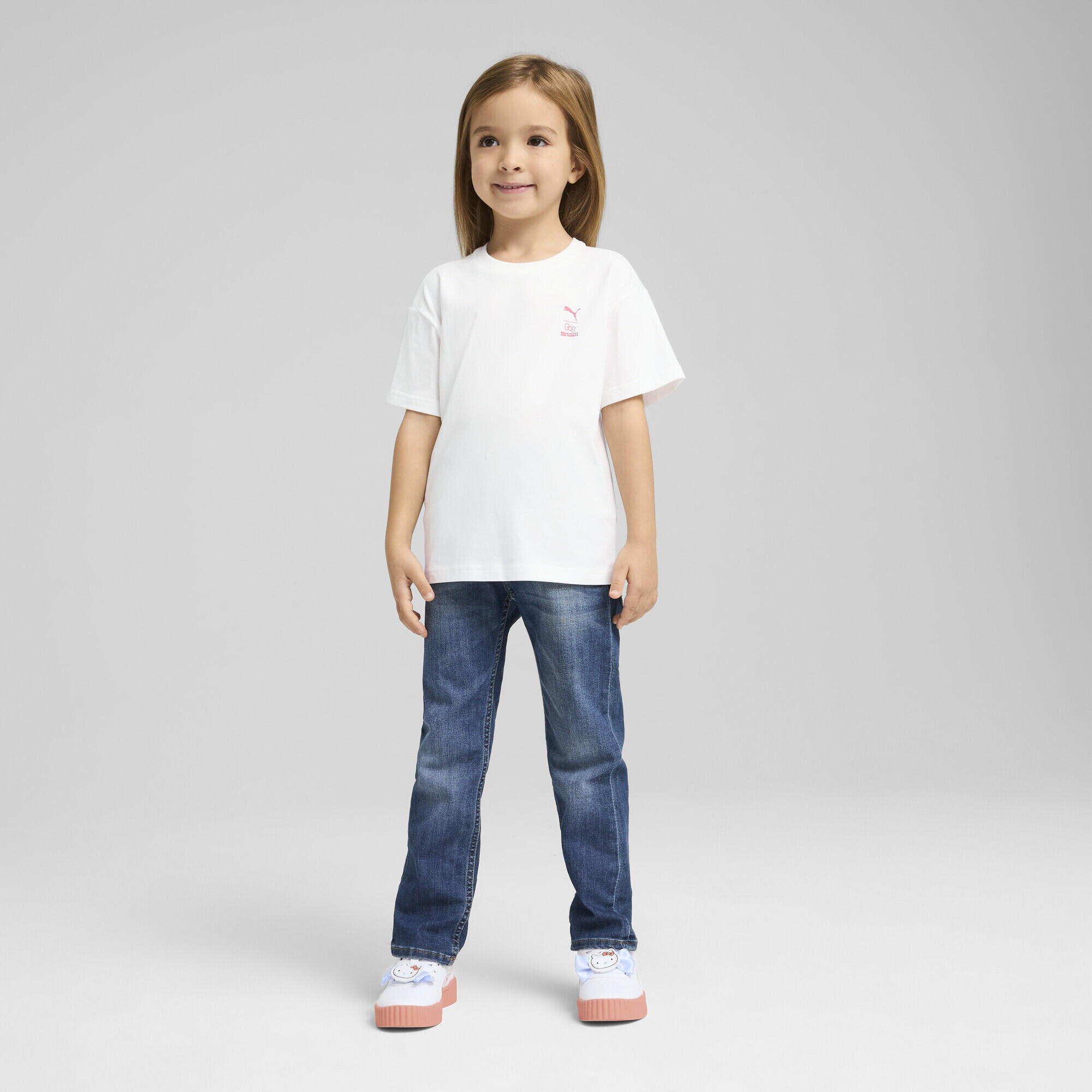 Dziecięca luźna koszulka PUMA x HELLO KITTY AND FRIENDS  z grafiką PUMA White 5/7
