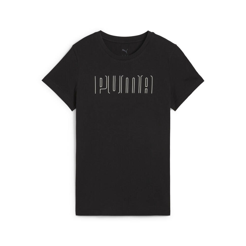 Damska koszulka PUMA SPORT z grafiką PUMA Black