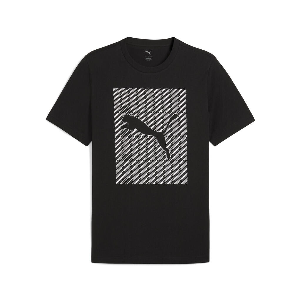 T-shirt Puma Graphics Wording Tee, Black, Men