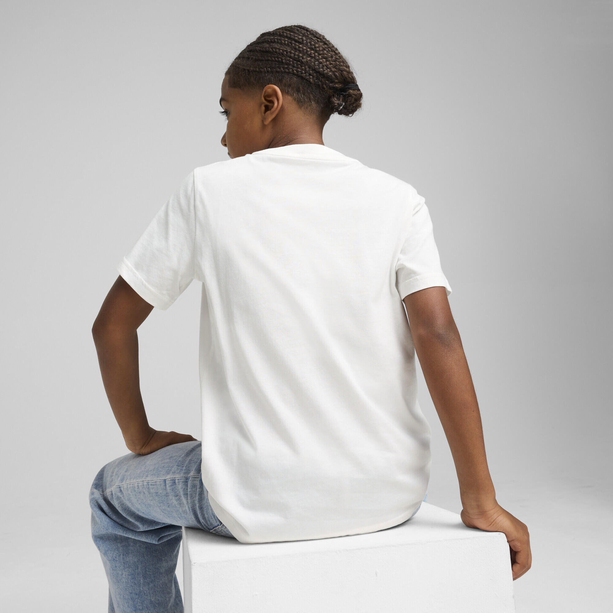 T-shirt grafica IV per ragazzi PUMA White 3/7