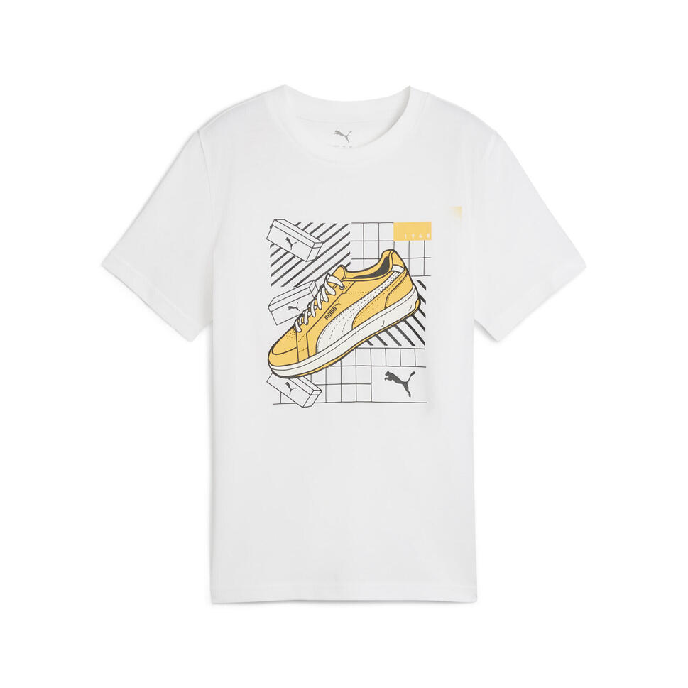 Młodzieżowa koszulka Graphics IV PUMA White