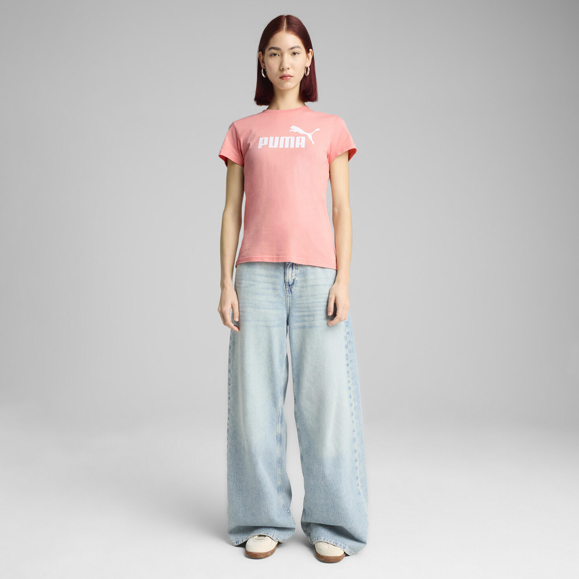 T-shirt con logo ESS N. 1 da donna PUMA Pink Fruit 5/7