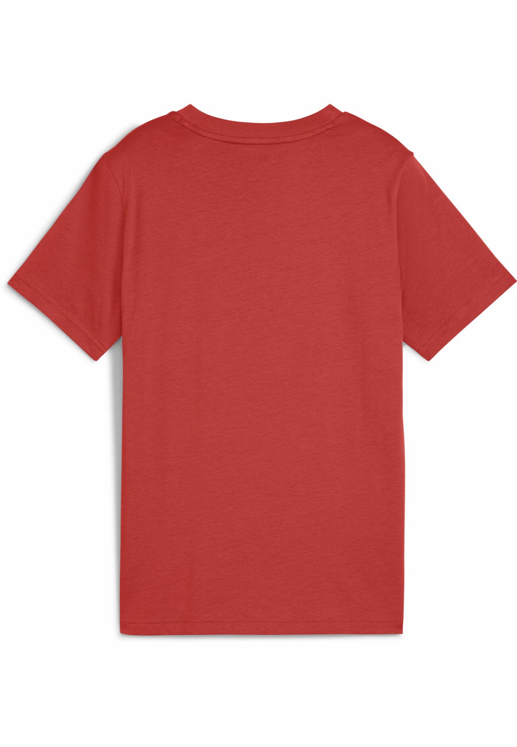 T-shirt con logo Essentials No. 1 colorato per ragazzi PUMA Red Fire 3/7
