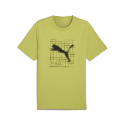 Pumatech graphic t-shirt voor heren puma sea kelp green