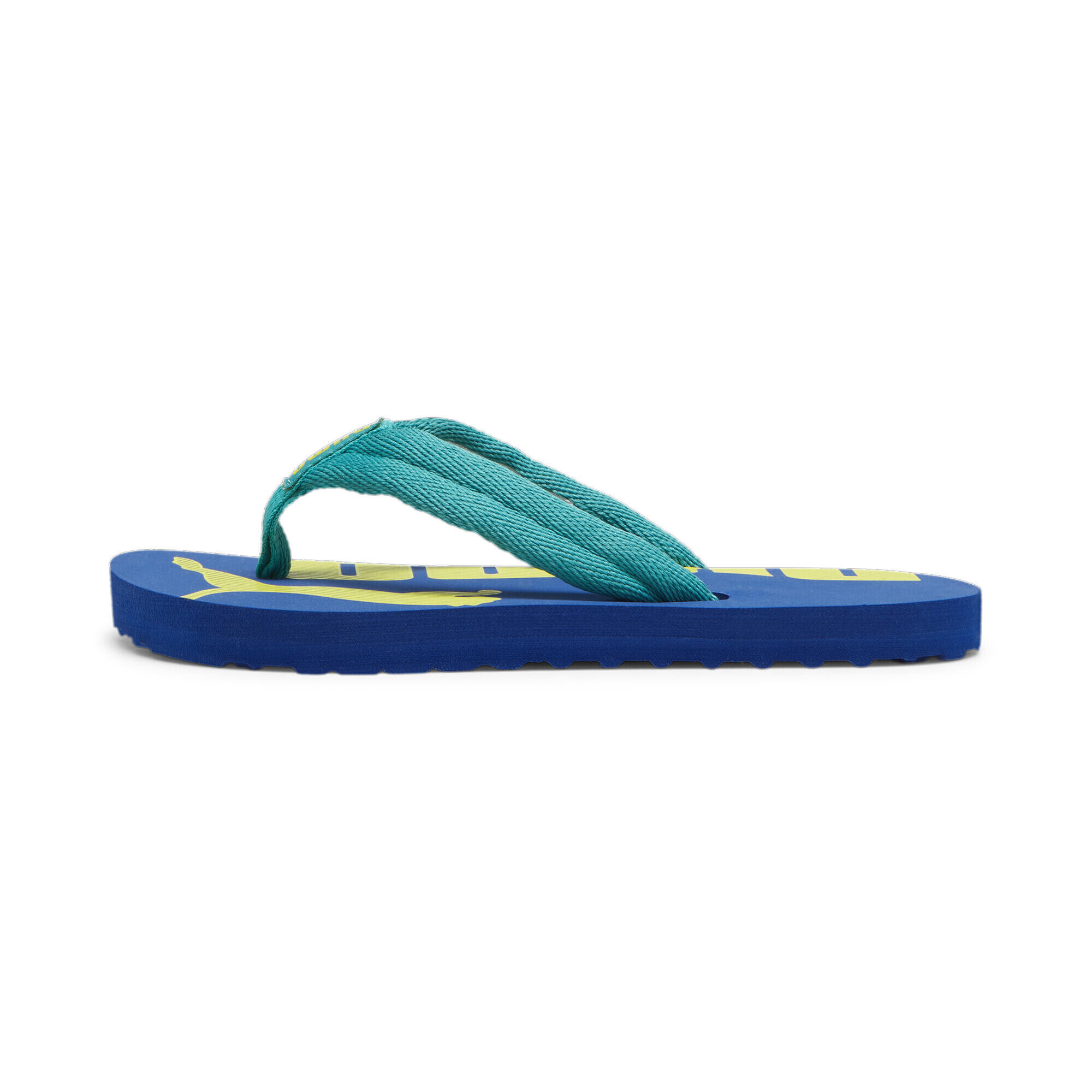 Epic Flip v2 Flip-Flops Kinder PUMA Sparkling Green Cobalt Glaze Lime Sheen Blue 4/7