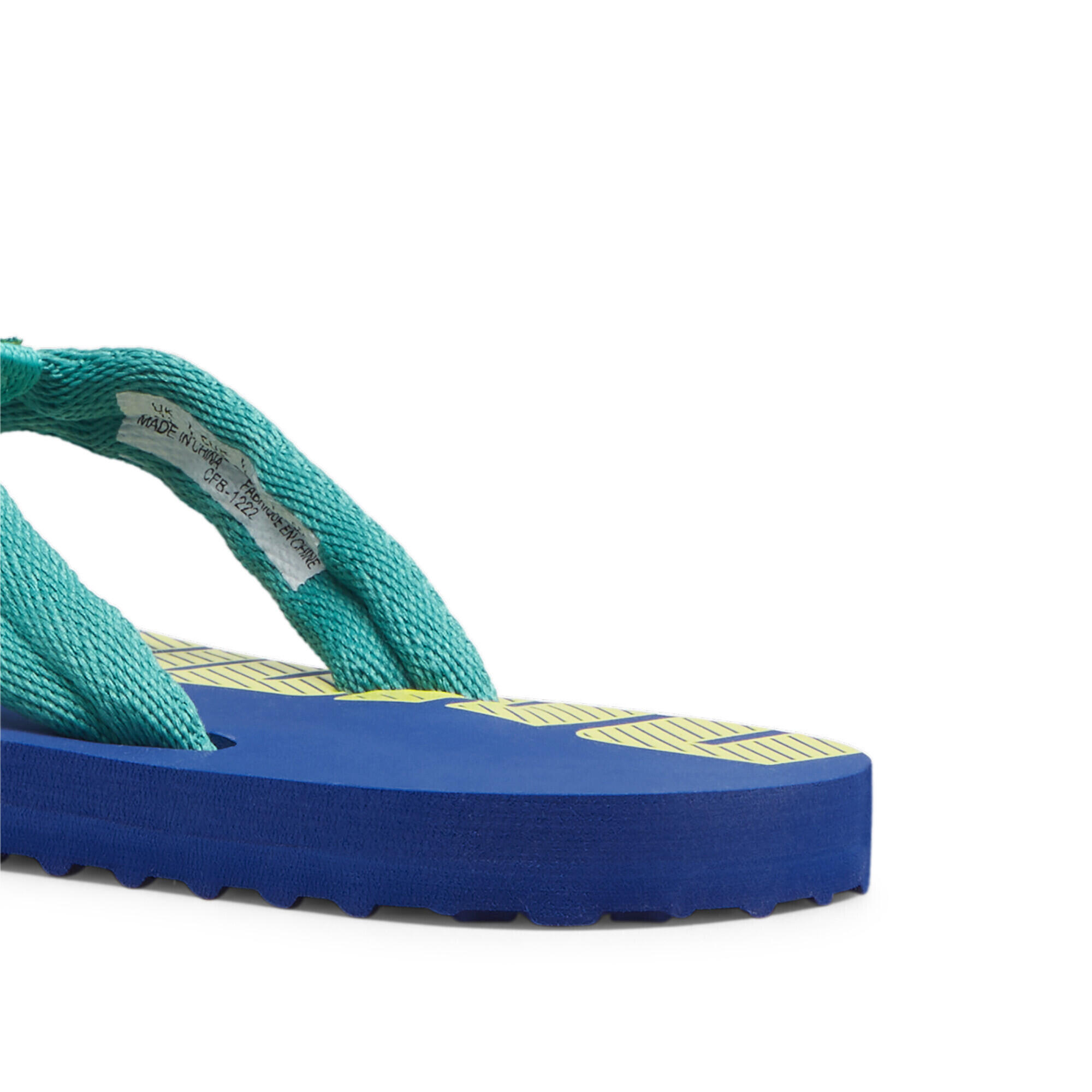 Epic Flip v2 Flip-Flops Kinder PUMA Sparkling Green Cobalt Glaze Lime Sheen Blue 2/7