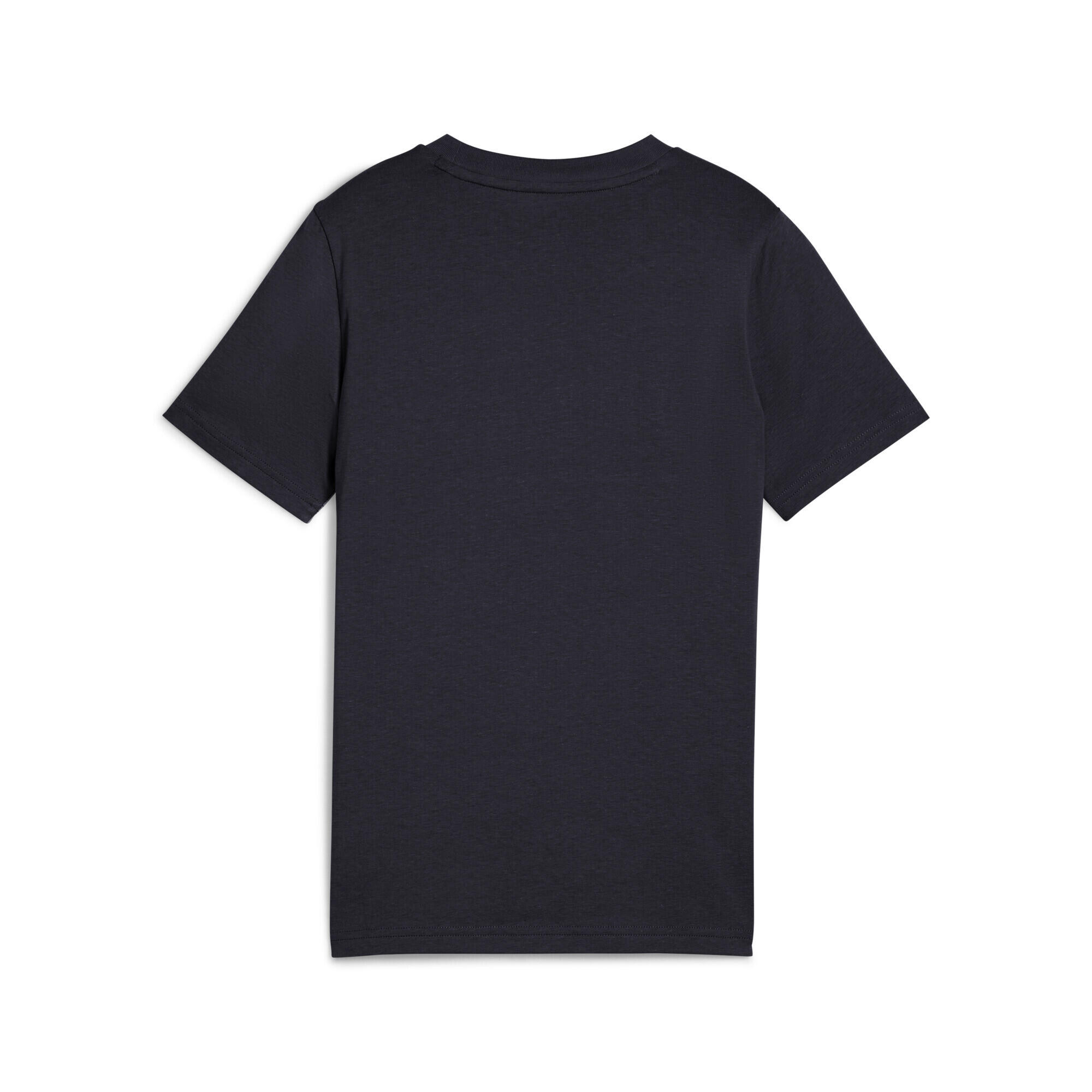 T-shirt Essentials+ Block da uomo PUMA New Navy Blue 6/7