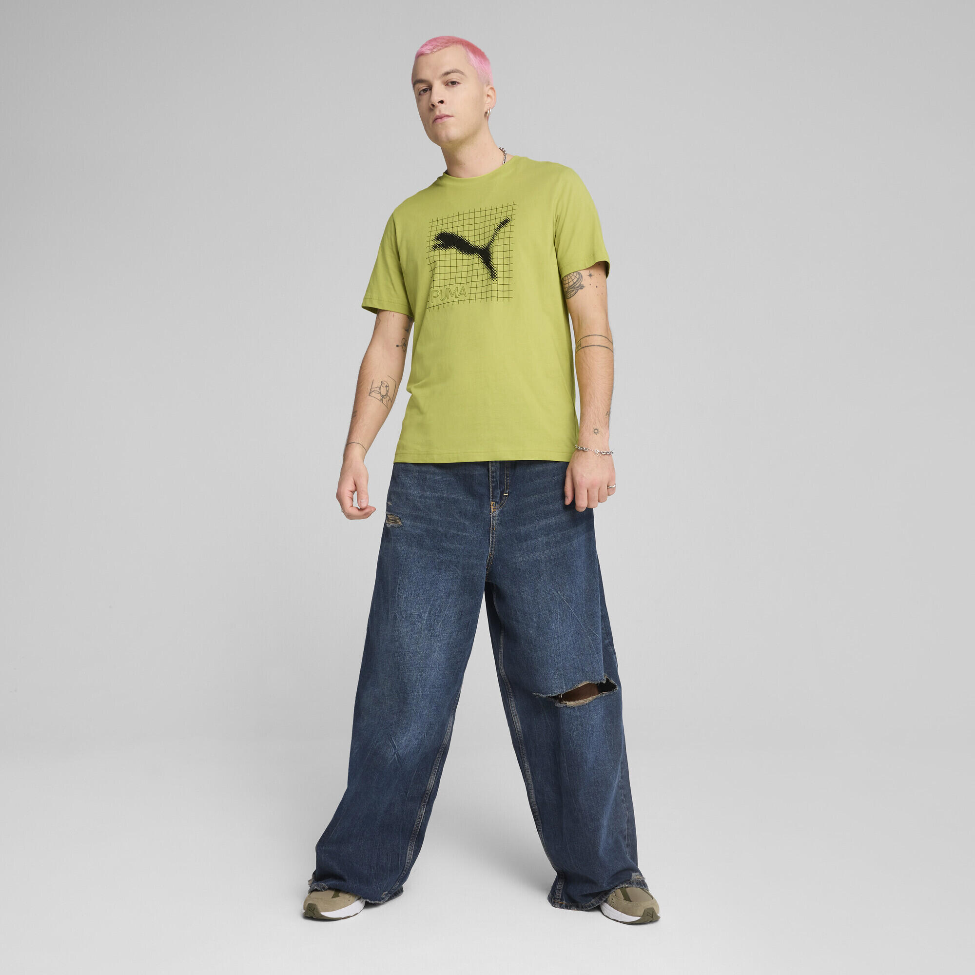 T-shirt à motif PUMATECH Homme PUMA Sea Kelp Green 5/7
