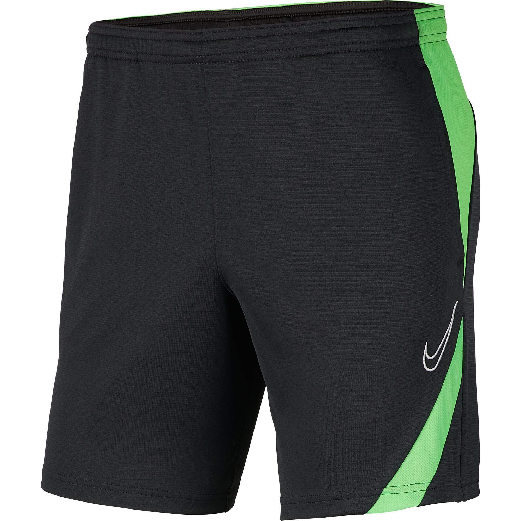 Short Nike Academy Pro per Bambini, Taglia S, Antracite/Verde 1/1