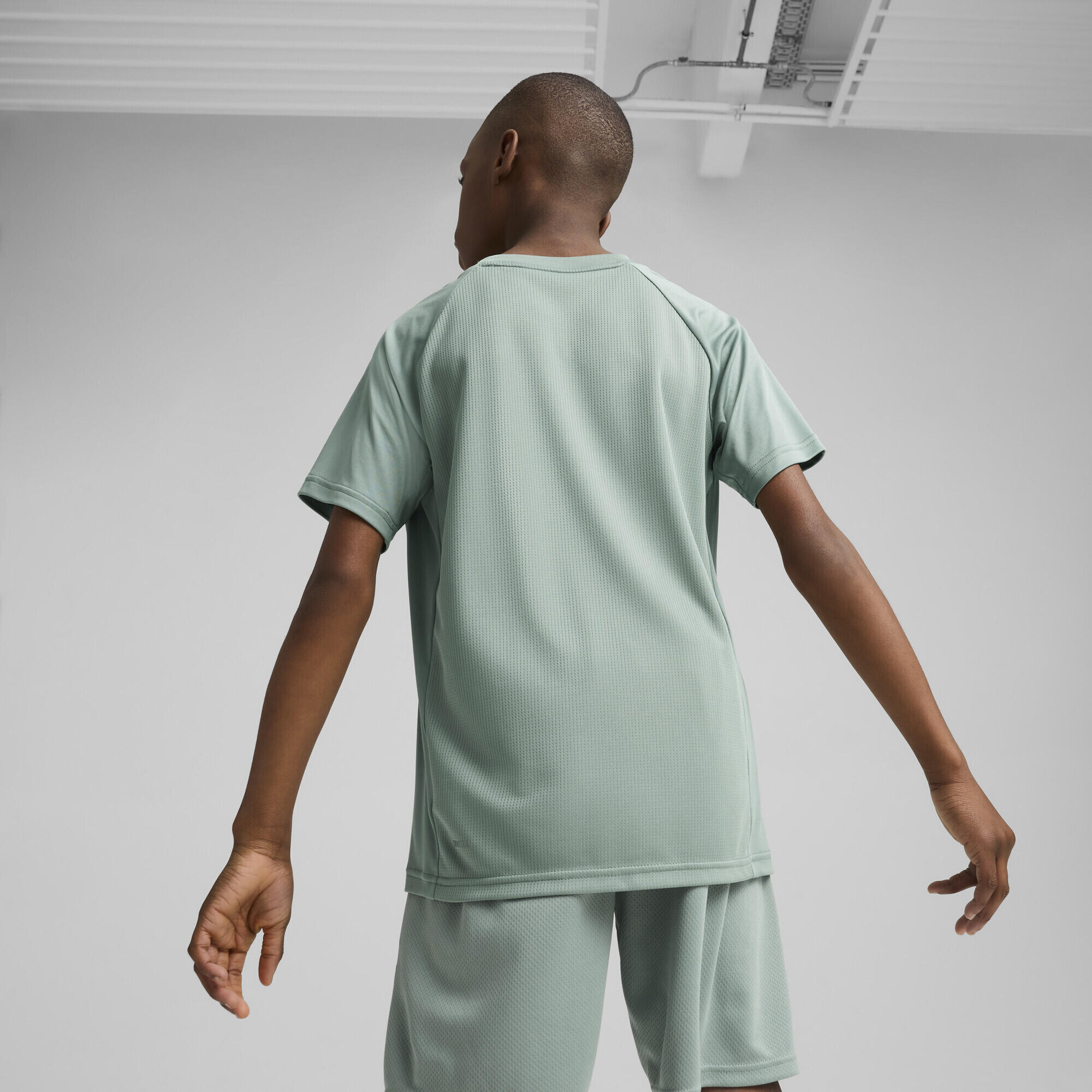 Active Sports Poly T-shirt met print voor jongeren PUMA Green Moon 3/7