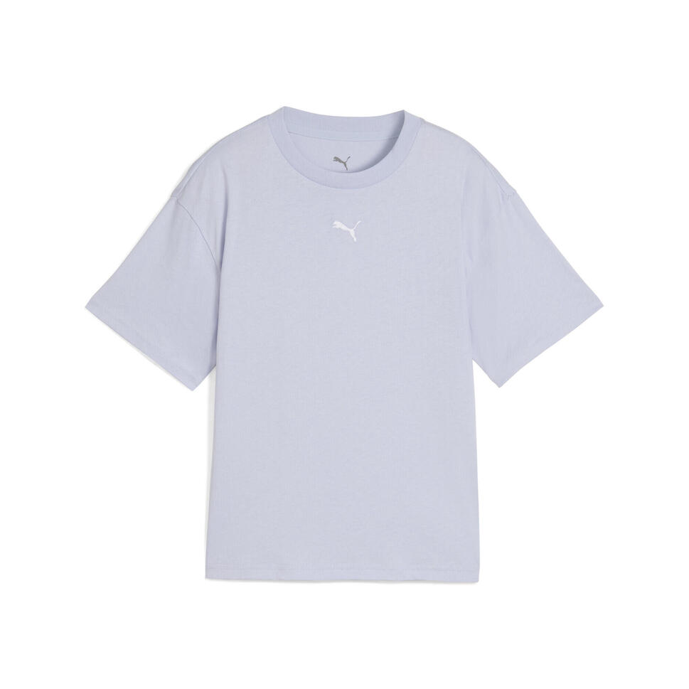 Młodzieżowa koszulka Essentials Boxy PUMA Cool Weather Blue