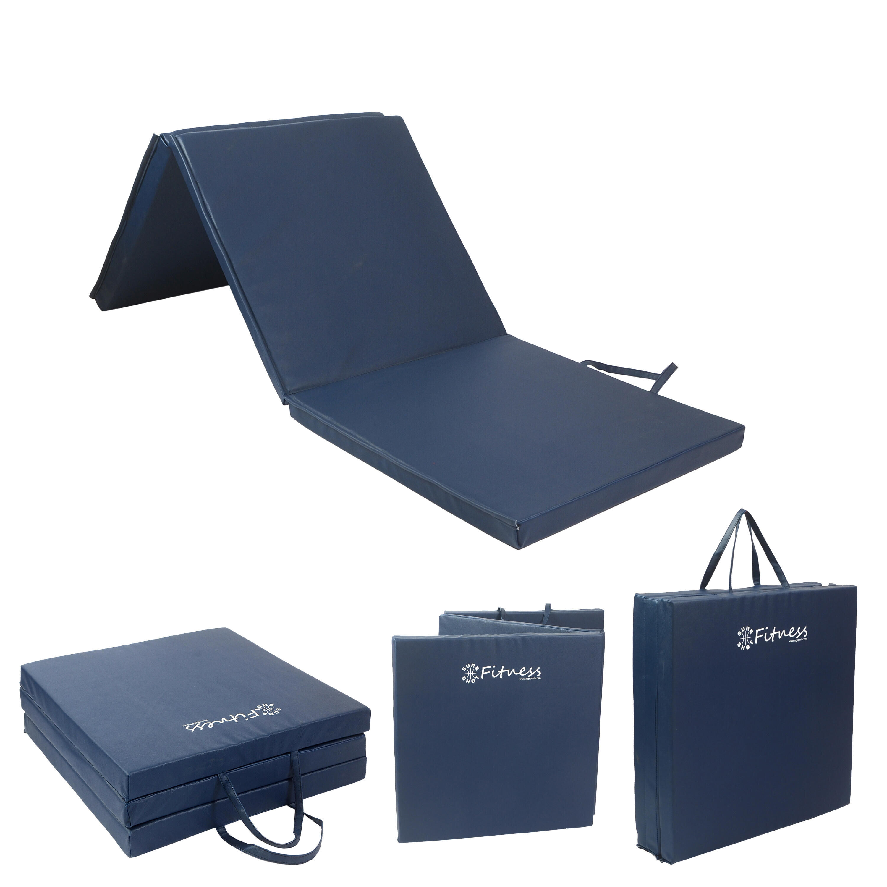 SURE SHOT Sure Shot Fitness Tri-Fold 6ft X 2ft Navy