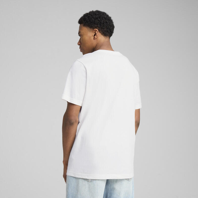 Tricou fitness bărbați Essentials No. 1 Logo roșu PUMA