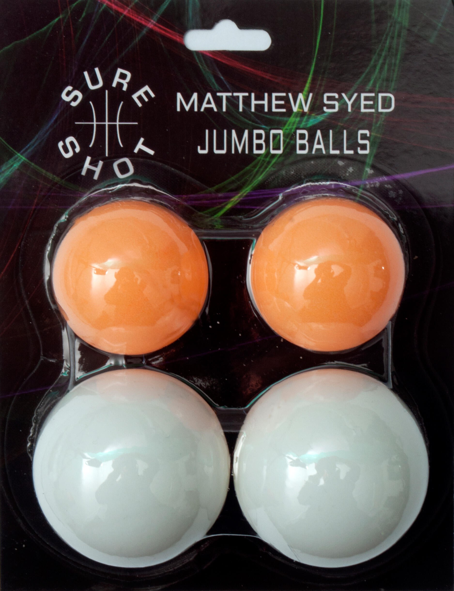 SURE SHOT Sure Shot Matthew Syed Jumbo Balls (Pack of 4)