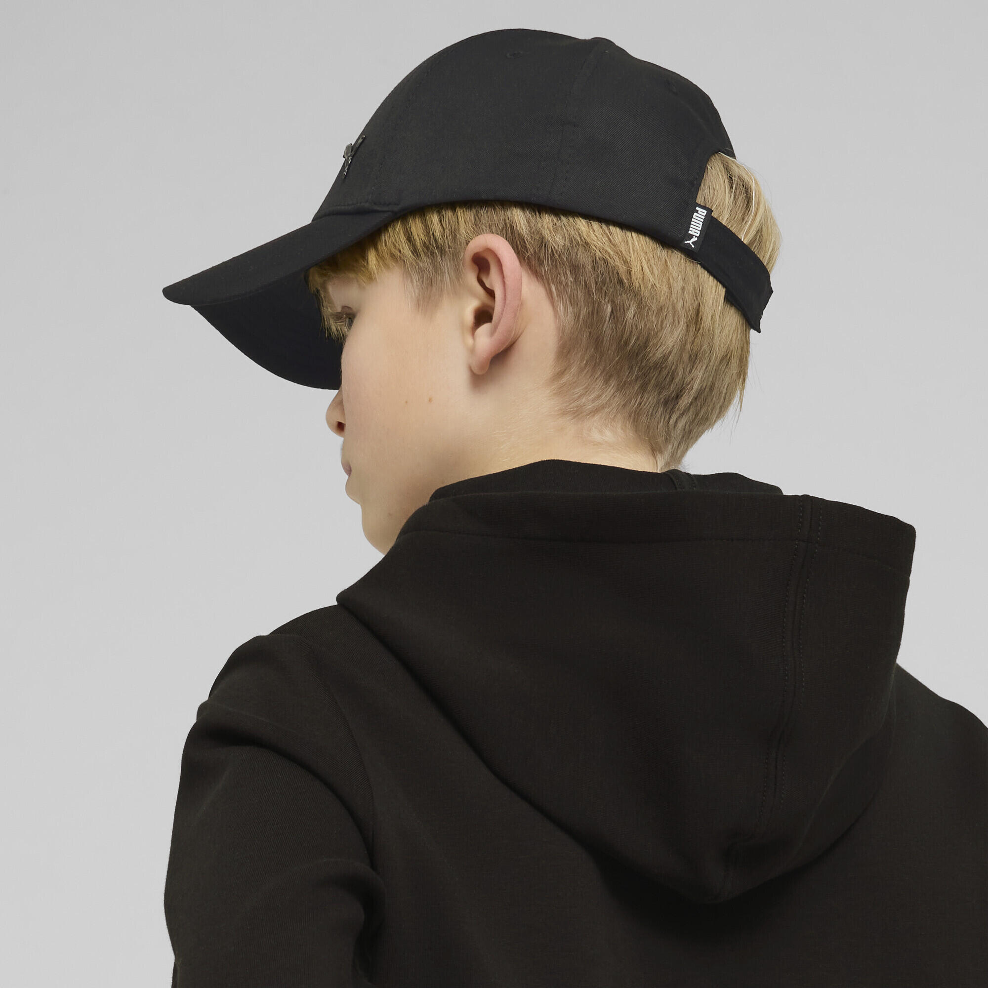 Casquette de baseball à logo Cat en métal ESS Enfant et Adolescent PUMA Black 7/7