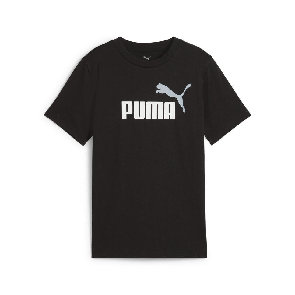Młodzieżowa koszulka Essentials Colour z logo No.1 PUMA Black