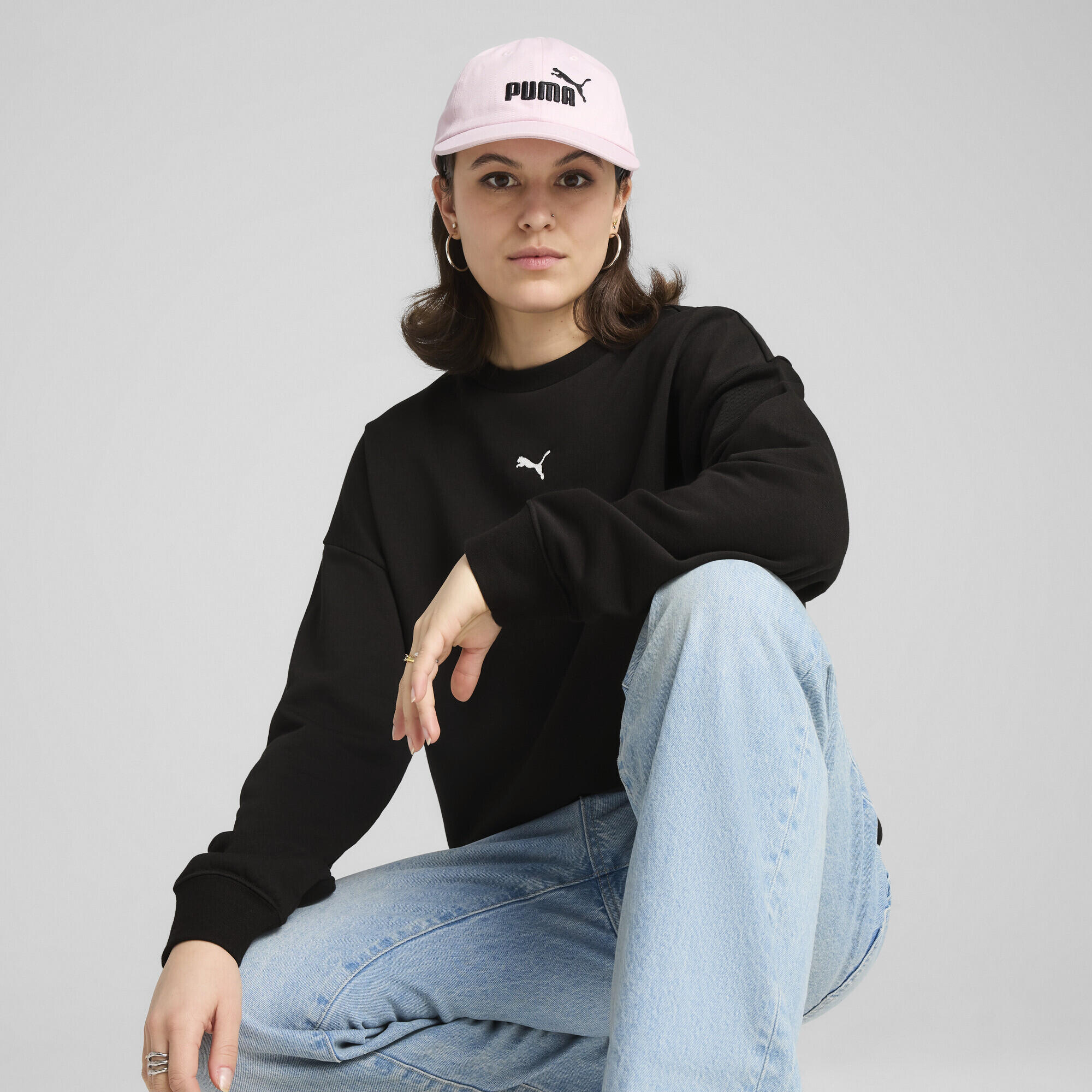 ESS No.1 Logo Baseball Cap Erwachsene PUMA Rose Mauve Pink 2/7