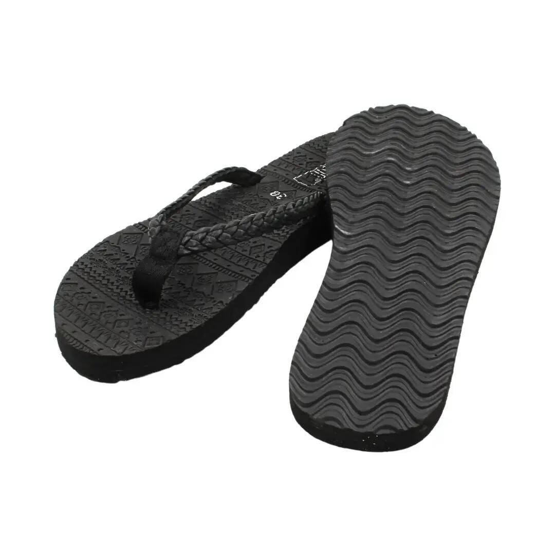 Șlapi flip-flops pentru femei, Perletti, negru, 40 EU 3/4