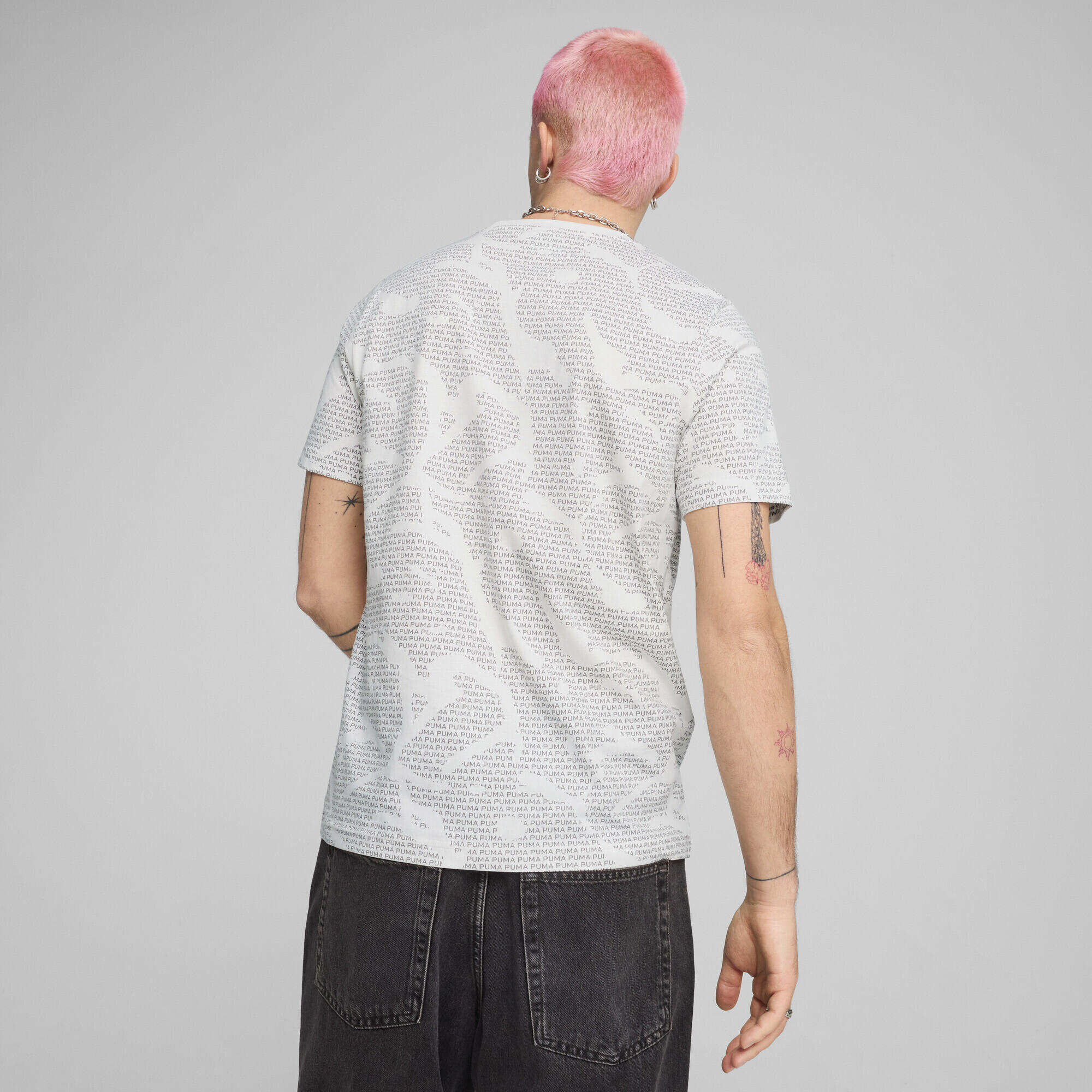 Camiseta Essentials Logo Lab Hombre PUMA White 3/7