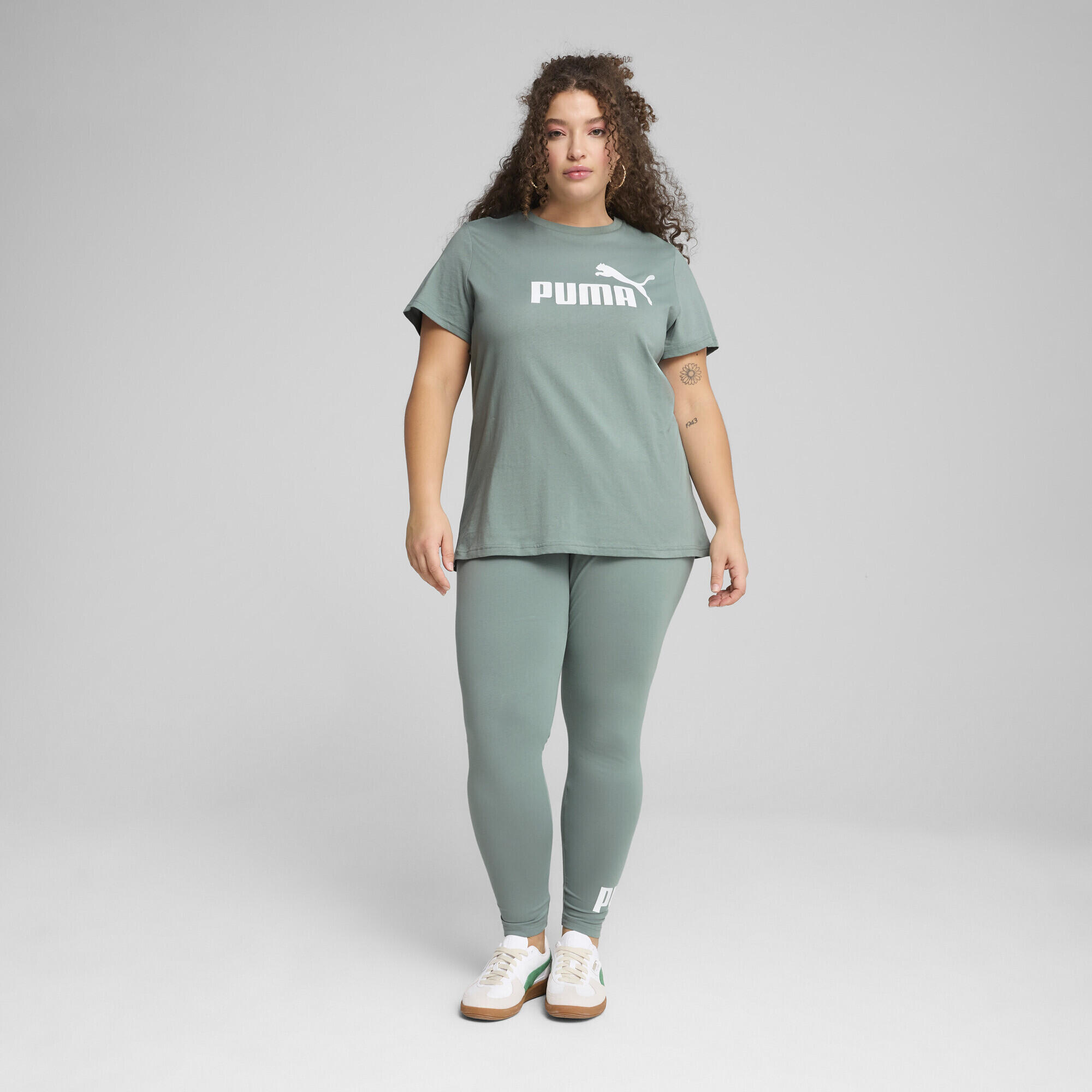 T-shirt à logo N° 1 ESS Femme PUMA Green Moon 6/7