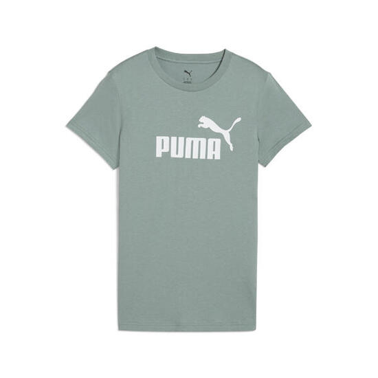 ESS No. 1 Logo T-Shirt Damen PUMA Green Moon