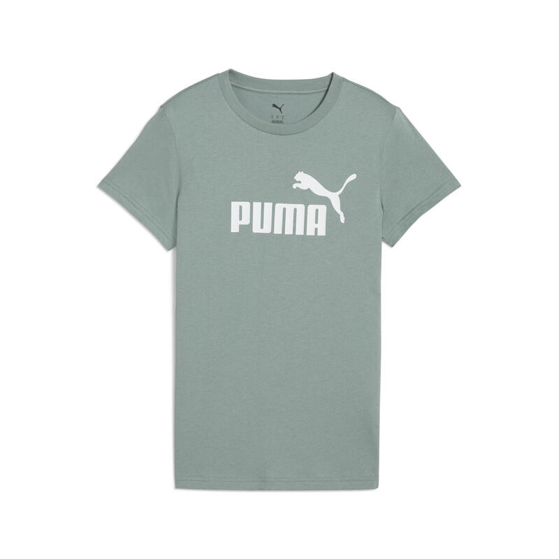 Damska koszulka z logo ESS No. 1 PUMA Green Moon