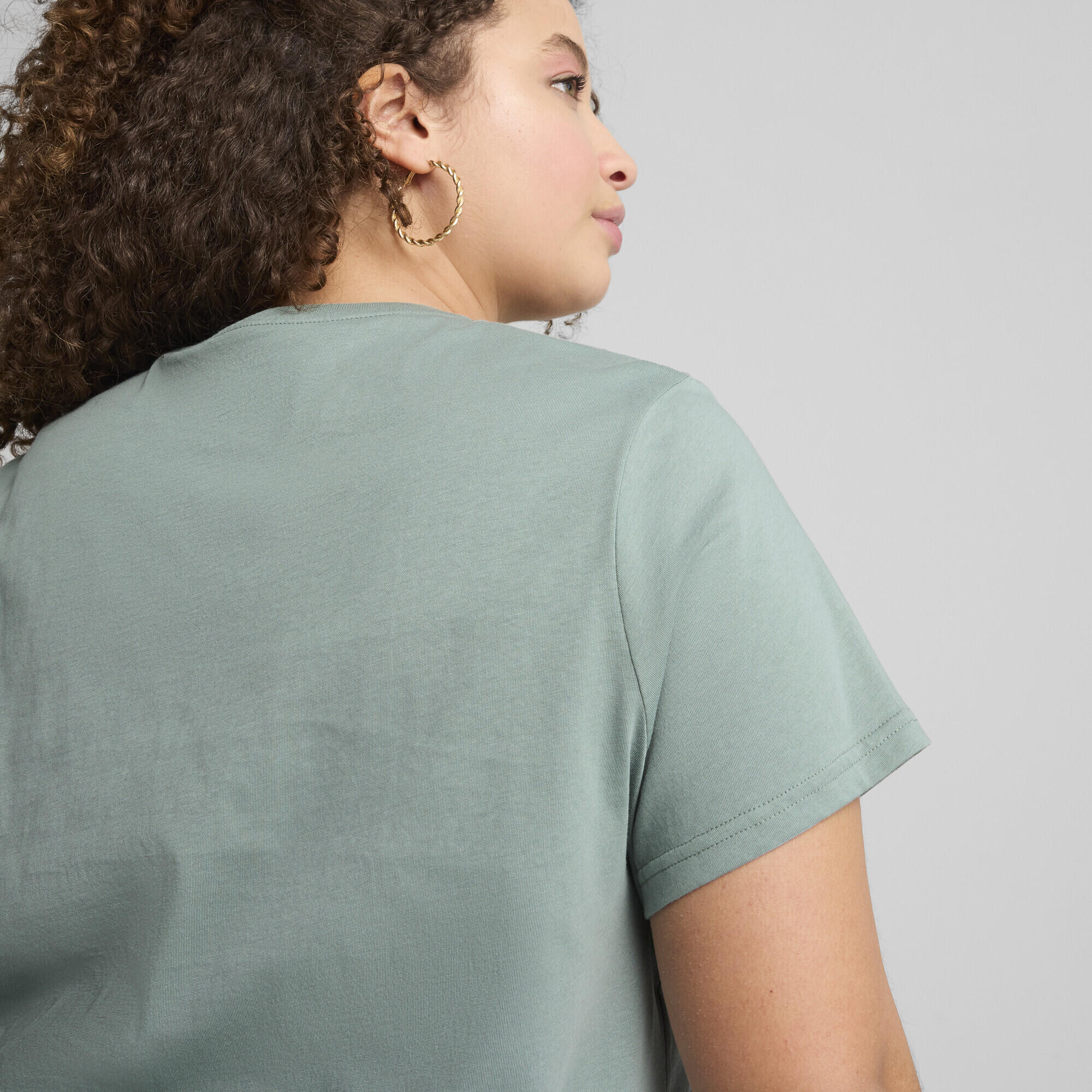 T-shirt à logo N° 1 ESS Femme PUMA Green Moon 3/7